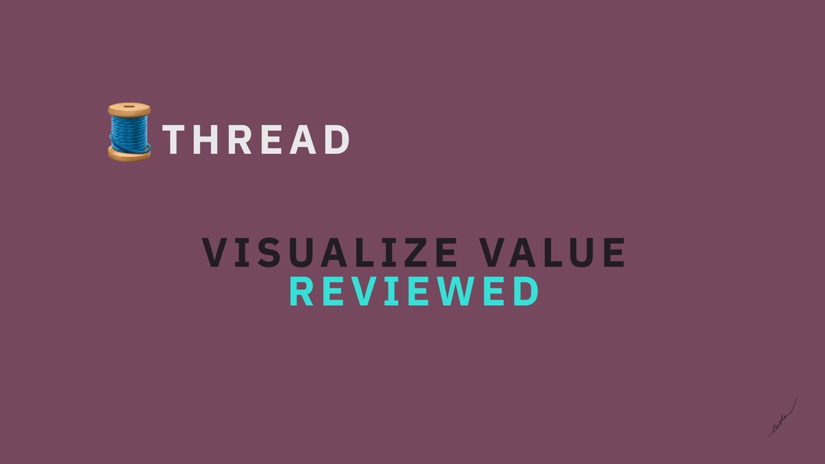 Visualize Value Reviewed Those of you who’ve been following my newsletter may know that I’ve been taking  @jackbutcher’s Visualize Value courseHere are a few concepts that you’ll pick up from taking it.
