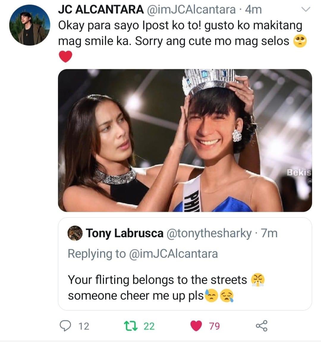 ...and JC (not being Mico) recognized the cuteness of jealous Tony. this is uwu levels 3000xxx. 