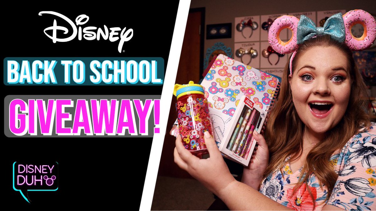 DisneyDUH's tweet photo. I’m super excited to announce my Disney Back to School GIVEAWAY for the month of August! Be sure to watch to full video to learn how to enter and I hope you all have a safe and smooth Fall semester✨
https://t.co/rK5pMIyLYl https://t.co/4Yzb3zq0i4