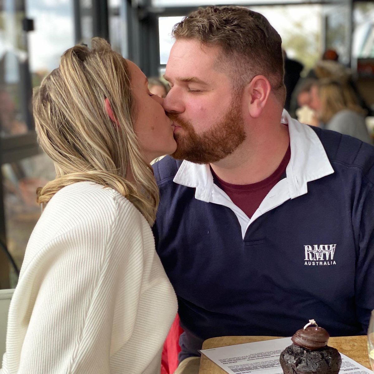 KMolloy17's tweet photo. Spot the moment Jord realises how expensive a wedding is 💍 #engaged @ Walter Wines Mudgee https://t.co/h5PlNsc85C