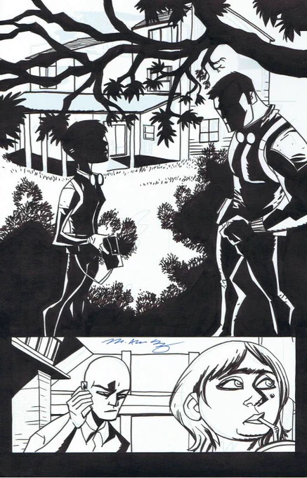 Looking at @Oeming art always gets me hyped to make comics 