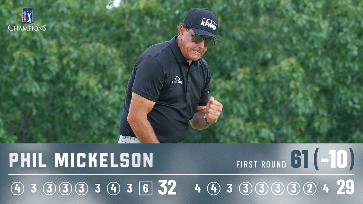 ELEVEN birdies. 😳

<a href="/PhilMickelson/">Phil Mickelson</a>'s debut was must-see.