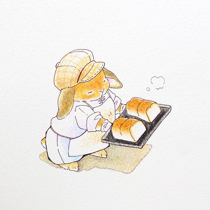 「closed eyes oven mitts」 illustration images(Oldest)