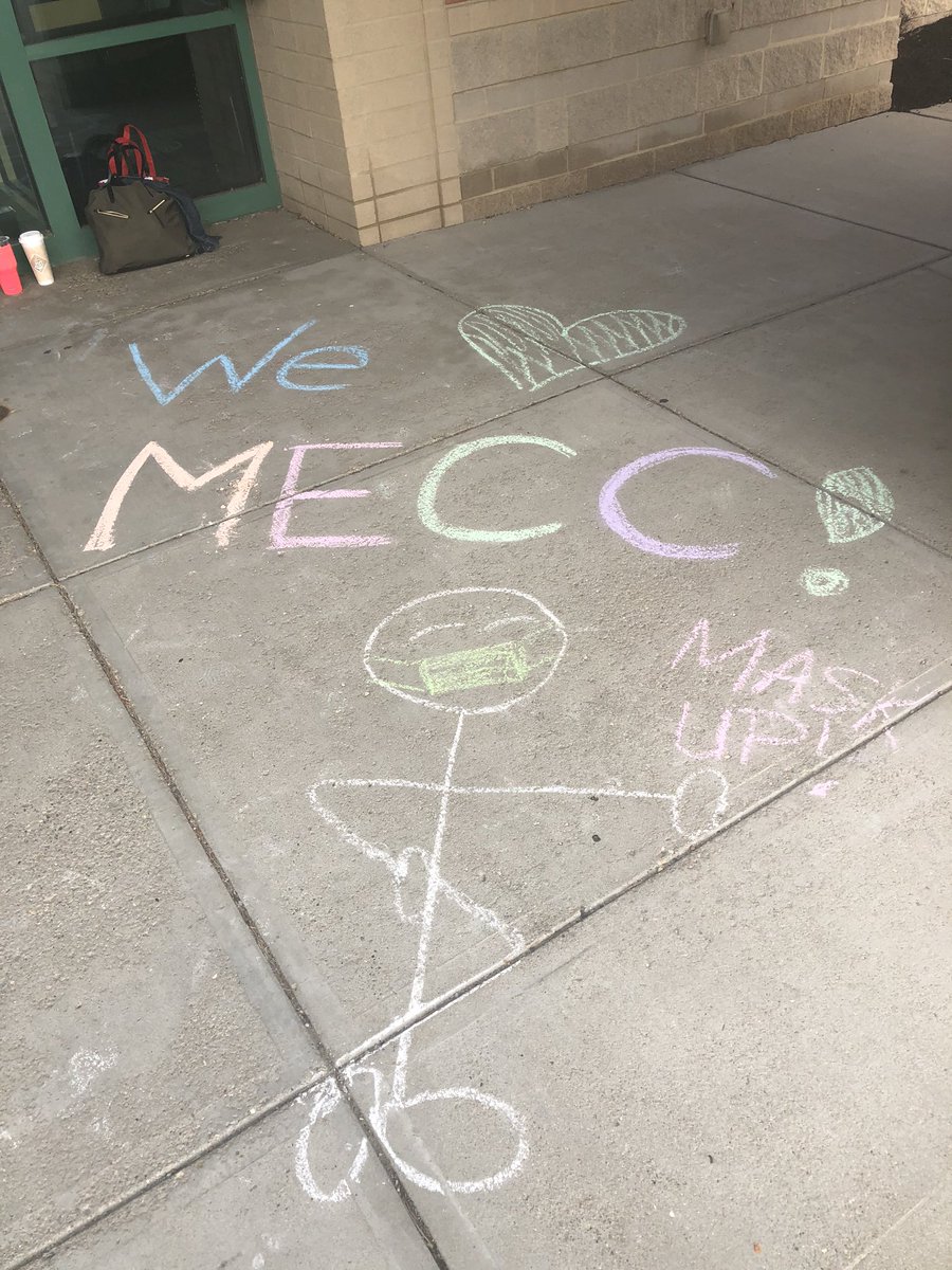 All the MECC Comet Kids are masked up and ready to get this year started!! Honestly...when we designed Comet Kid I never saw a mask in the design!! FLEXIBLE!!💚