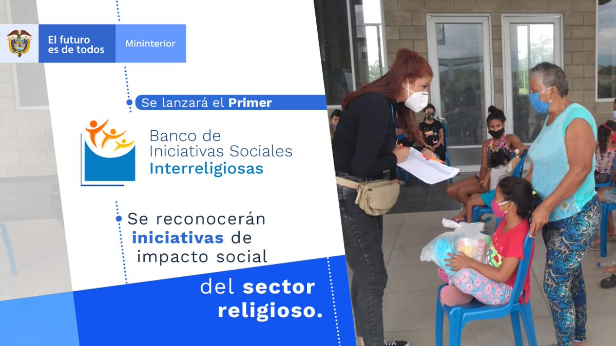 El Banco de Iniciativas Sociales Interreligiosas busca reconocer las buenas prácticas de impacto social, humanitario y de emprendimiento del #SectorReligioso.
Muy pronto detalles sobre cómo participar.