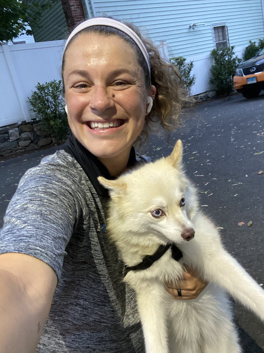 battaglinoa's tweet photo. Today Tigs and I crushed our 5k walk, while @madison_packer_ took to the bike for a 20k bike for @KayYowFund!! Join #TeamPacker and we can move together and FIGHT CANCER! At #37weeks this mama was MOTORINโ @ConnecticutSun @wnba @jaszthomas https://t.co/Vq9GbxcdjA https://t.co/00EbtdLaN7