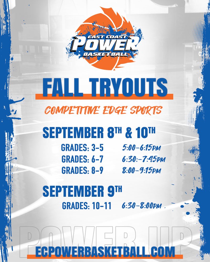 ECPBasketball16's tweet photo. Two weeks out from ECP Fall AAU tryouts! Join the ECP Family this fall! ๐ to register in the bio! #ecpfam #tryouts #fallhoops https://t.co/jkc5TlnEw0