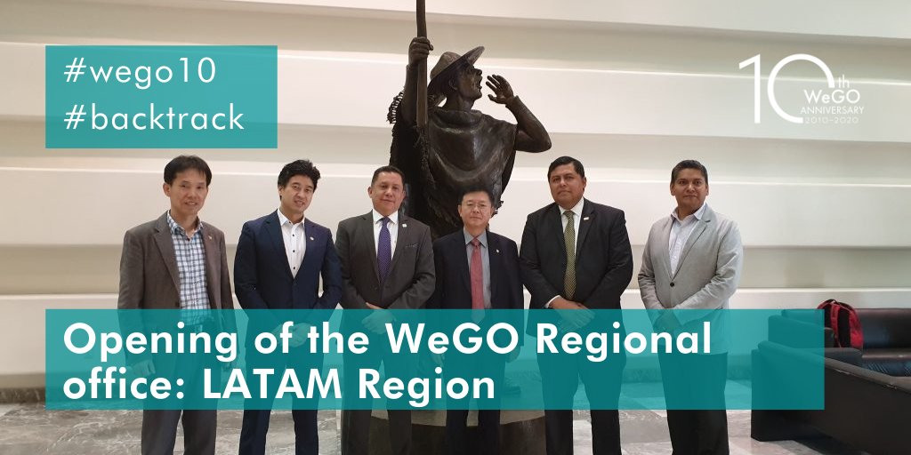 WeGovOrg's tweet photo. #wego10 | #backtrack
At the EXCOM 2017, #WeGO also welcomed a new regional office for the Latin America, hosted by @LaAgenciaCDMX of #MexicoCity(Mexico) and advocating for #smartcities and sustaining WeGO ties with the LATAM Region. https://t.co/J7oQrj8ube