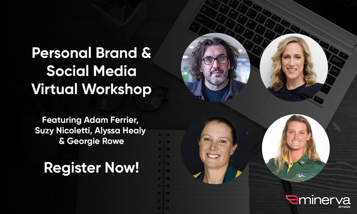 Minerva Network (@minerva_network) on Twitter photo What a stellar line up of speakers we have joining us tonight for the #MinervaNetwork virtual workshop exploring Personal Brand & Social Media: <a href="/adamferrier/">Adam Ferrier</a>, <a href="/suzynicoletti/">Suzy Nicoletti</a>, <a href="/GeorgieRowe12/">Georgie Rowe</a> & <a href="/ahealy77/">Alyssa Healy</a> 🙌🏻
Bring it on! #WomenInSport What a stellar line up of speakers we have joining us tonight for the #MinervaNetwork virtual workshop exploring Personal Brand & Social Media: <a href="/adamferrier/">Adam Ferrier</a>, <a href="/suzynicoletti/">Suzy Nicoletti</a>, <a href="/GeorgieRowe12/">Georgie Rowe</a> & <a href="/ahealy77/">Alyssa Healy</a> 🙌🏻
Bring it on! #WomenInSport