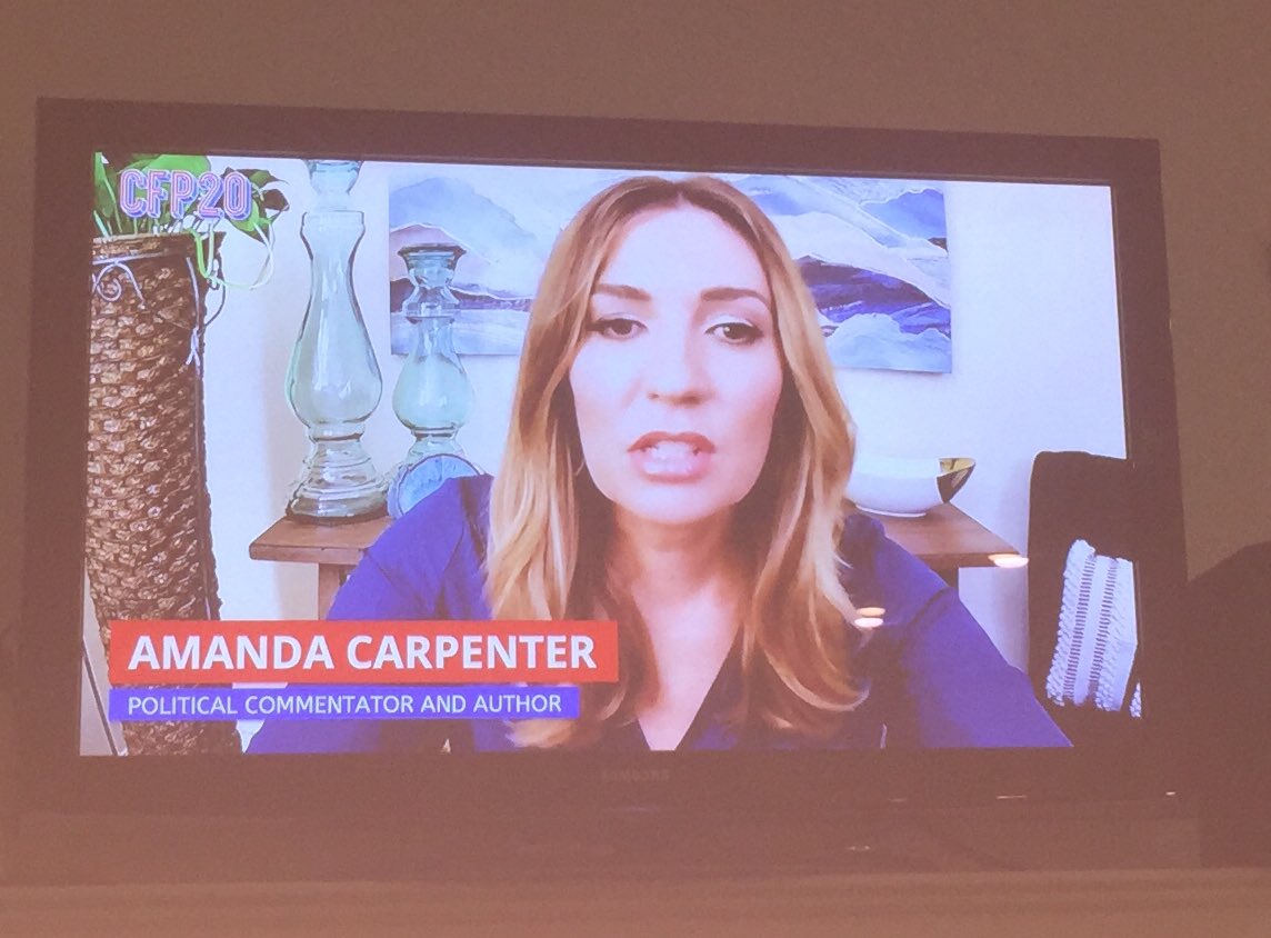 PFirstUT's tweet photo. @amandacarpenter bringing the heat as the first speaker of @PrinciplesCon, talking about the dangers of the “paranoid style” of the President’s politics.
If you’re after the sane and substantive convention, it’s here: https://t.co/vyw6hWAwCt https://t.co/SZO1gGsHay