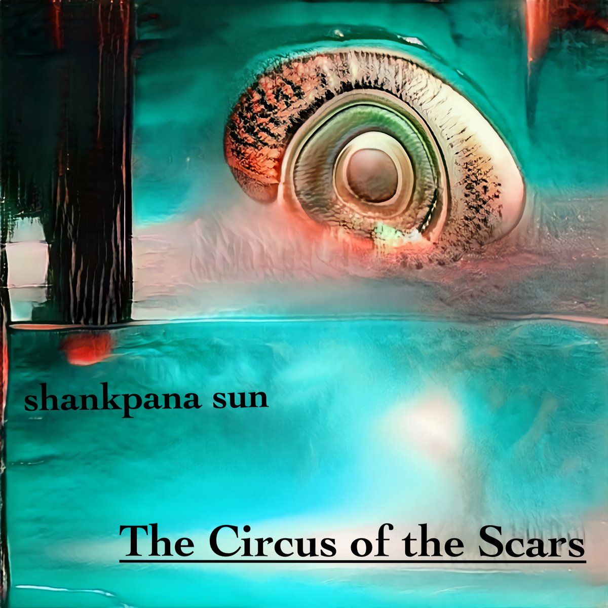 BeemanJay's tweet photo. Album LP/EP/single preliminary cover artwork for upcoming future Circus of the Scars music releases. #MawOfMarasmus #ShankpanaSun #Neuronaut #TheCircusOfTheScars #outsiderArt #surrealism #Artbreeder https://t.co/JXLbAuLLNI
