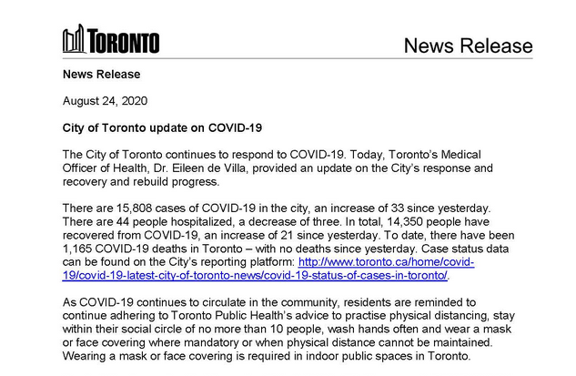 8) Montreal is now reporting fewer cases than Toronto, 26 versus 33. Montreal did not declare any  #COVID19 deaths Monday. It also did not report any new infections in eldercare homes in the past 24 hours. For that matter, neither did the rest of the province.