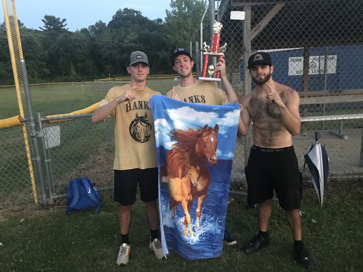 HanksWBL's tweet photo. CHAMPIONS! 

After overcoming an 8-2 deficit, the boys hung on to win Game 5 11-9 to become the first ever WBL Champs! https://t.co/TFobTdQYTy