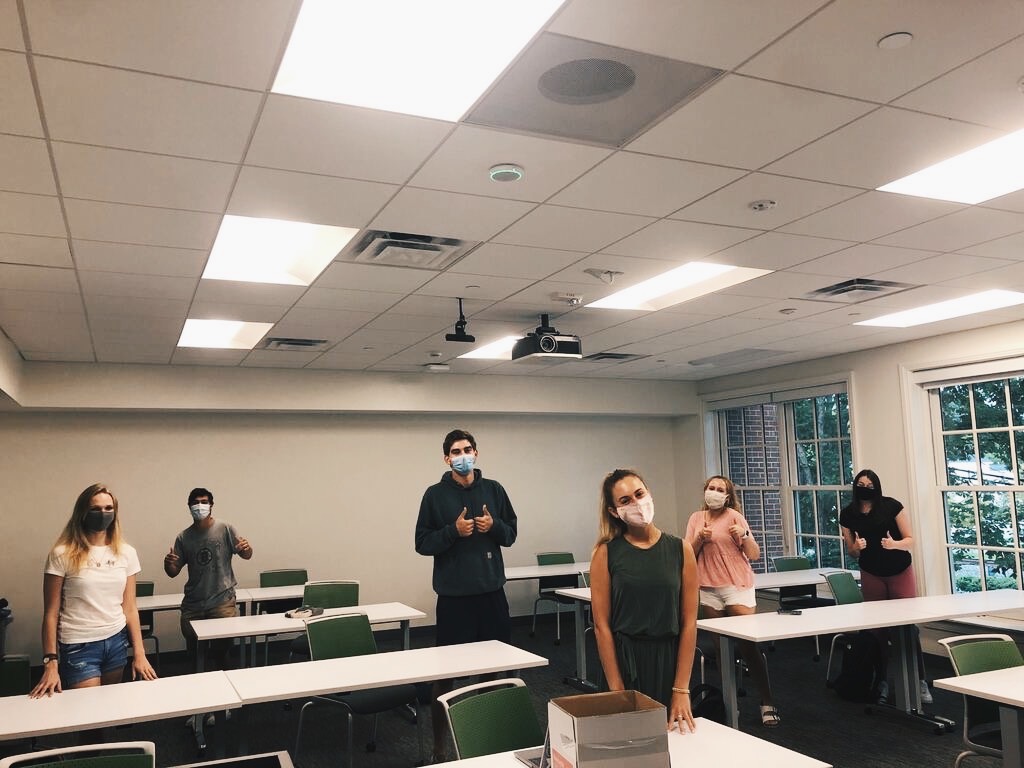 LiveOakComm's tweet photo. The semester is underway! First meeting of the fall brought to you by social distancing and zoom! #liveoakcommunications #liveoak #agencygoals https://t.co/LpfvcDbCT2