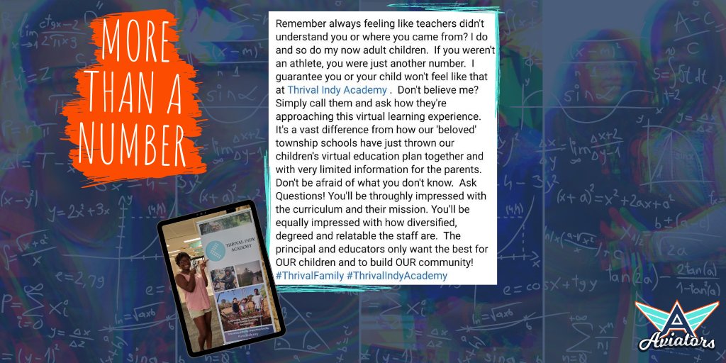 ThrivalIndy's tweet photo. Sabrina is right. Our goal is to make every student feel seen and valued regardless of their interests, talents, beliefs or identities.

It is not too late to enroll.

Call today at 317-992-5021

...or enroll directly with one tap ➡️ https://t.co/UlyPCWZxXy https://t.co/lIkBzyVZKW