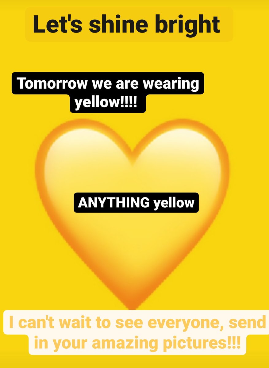 Day #2 tomorrow can't wait!! #NISDFamily #Clark #yellow #letsshinebright