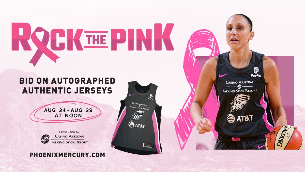 Wednesday and Friday are our annual Rock the Pink games for Breast Health Awareness. Your chance to own an authentic autographed RTP jersey is now! Our auction is now live, all proceeds benefit <a href="/AmericanCancer/">American Cancer Society</a>. 

🔗bit.ly/2QkMabY