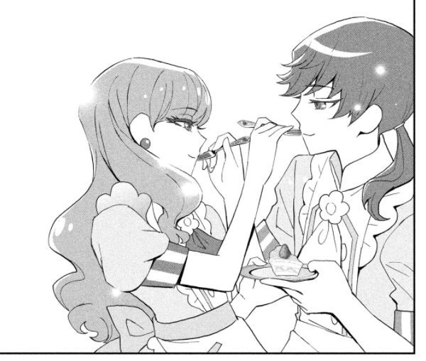 This is Akira and Yukari after a timeskip, as adults, still being a couple. It's the final chapter of the Kira Kira manga.We will look more at the manga in a bit, but I wanted to start by showing this just to make it clear that they are together even after the story ends.