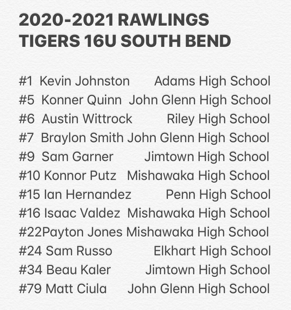 @balloutkev1 <a href="/QuinnKonner/">Konner Quinn</a> <a href="/austinwittrock6/">Austin Wittrock</a> <a href="/Braylon61205/">Braylon Smith</a> <a href="/Sambogarner09/">Sam Garner</a> <a href="/konnorputz10/">Konnor putz</a> <a href="/IanHdez15/">Ian Hernandez</a> <a href="/isaac33156309/">Isaac “ZEKE” Valdez</a> <a href="/PaytonJones__/">Payton Jones</a> <a href="/srusso0624/">Sam Russo</a> <a href="/BeauKaler_34/">Beau Kaler</a> <a href="/MattCiula1/">Matt Ciula</a>