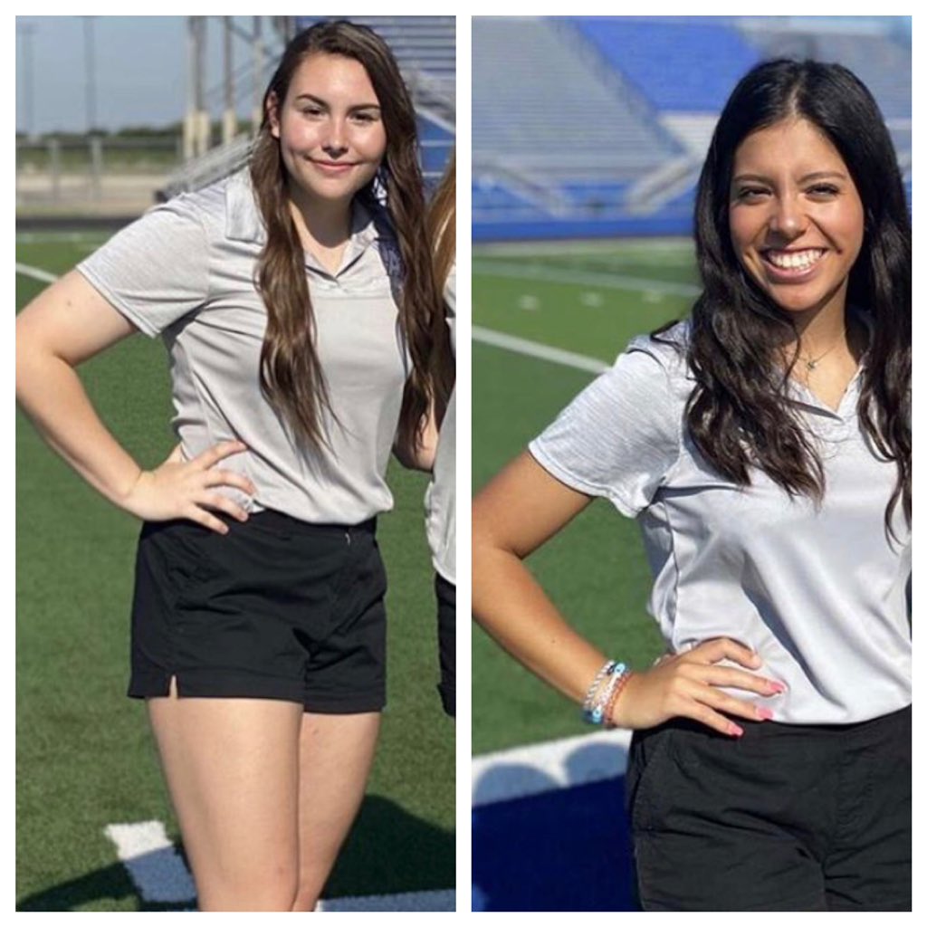 VA_SportsMed's tweet photo. Seniors Valerie Young #twitteressVal and Dayanara Saenz @day_dayy05 have been named the ‘20-‘21 captain and co-captain. They passed some strenuous tests and were voted on by their peers and teammates. Hard work and studying pays off #LeadersByExample https://t.co/WFqfHWI6km