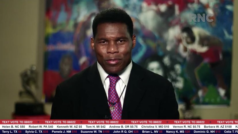 TimMurtaugh's tweet photo. .@HerschelWalker would be a breakout star of this convention if he weren’t already a star. https://t.co/pAQ8YxdCqf