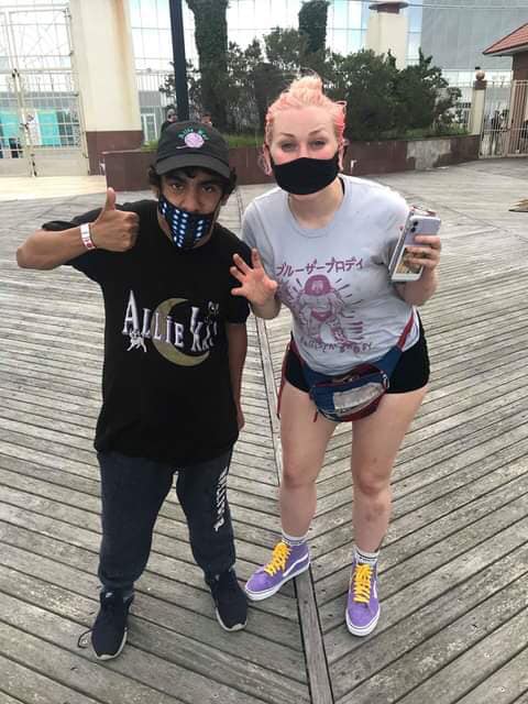 DasWonderGecko's tweet photo. always great to see @meowdyxyall #AllieKat #BodyCat #BeyondWrestling #WearSunscreen #Meow #bruiserbrody https://t.co/LXLyQp2Y9O