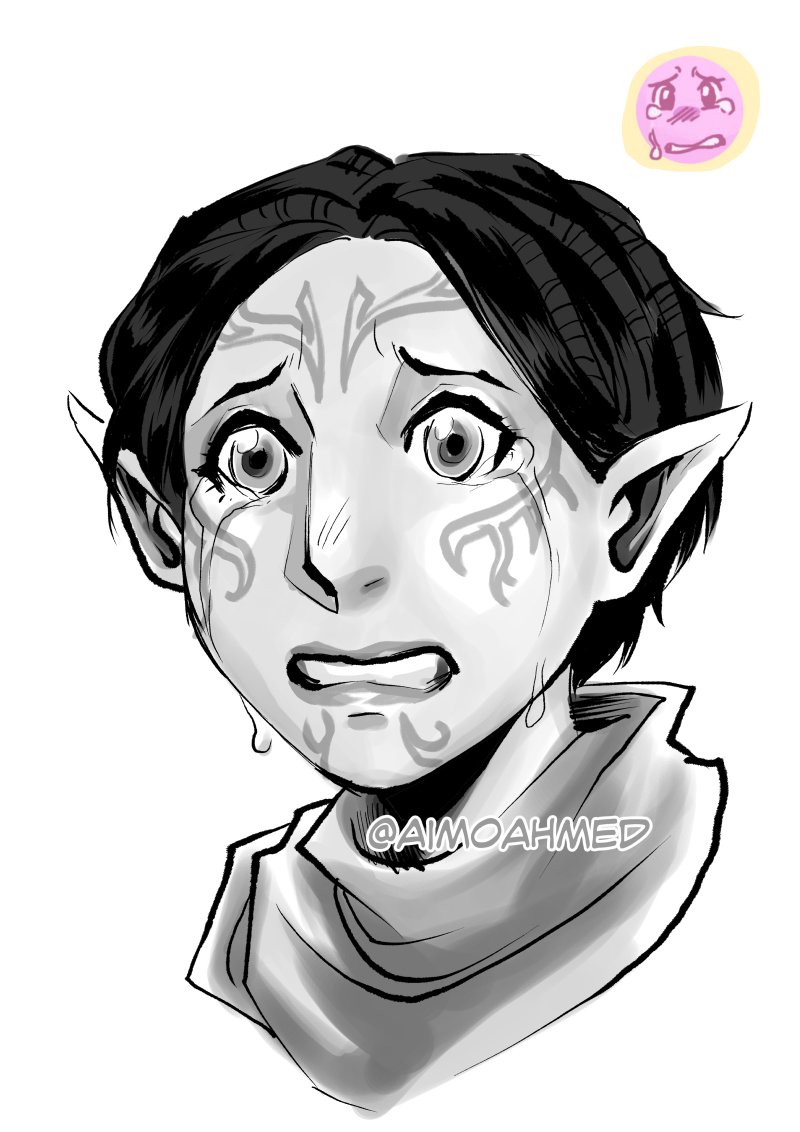 Okay, who's being mean to her this time? *rolls up sleeves*
#DragonAge #CLIPSTUDIOPAINT #galaxynote10plus