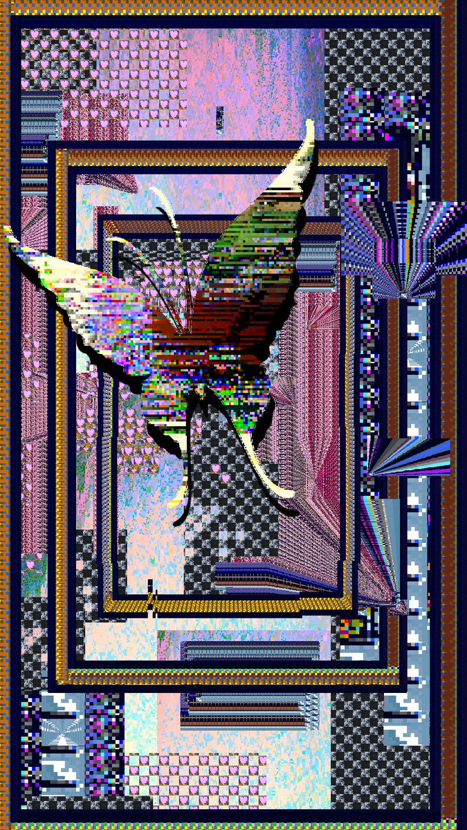 dvn_zook's tweet photo. Butterfly effect
#glitch #glitchart #digitalart #internetart #netart #postinternetart #graphicart #graphicdesign #digital #gallerywork #artist #newart #newmedium https://t.co/J2gDwuTwGY