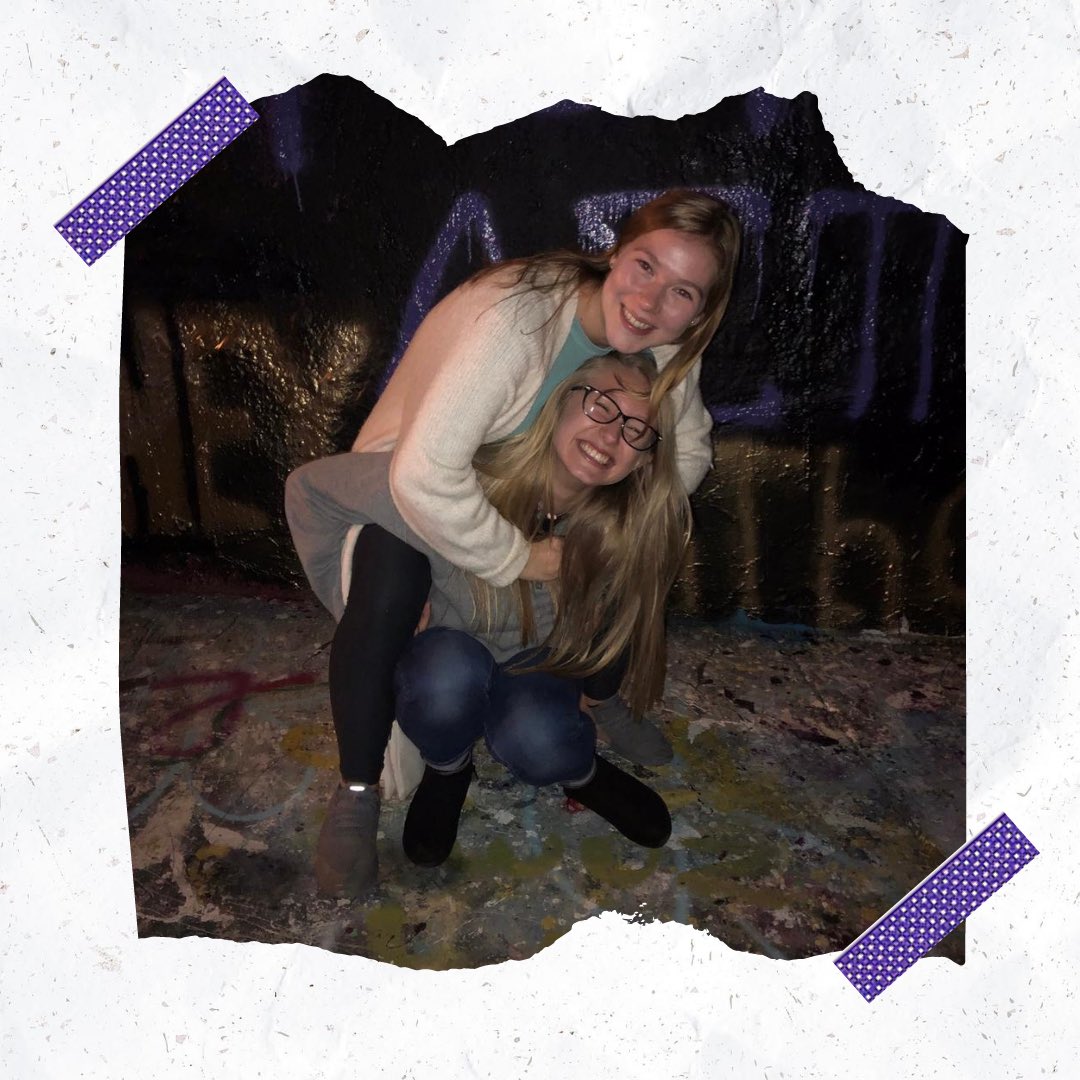 BIG AND LITTLE SPOTLIGHT🎉

Today we are featuring our Big and Little pair, Hailey Stinchcomb and Ashleigh Kremer!💜 They have been a Big and Little pair for a year and have become best friends!
