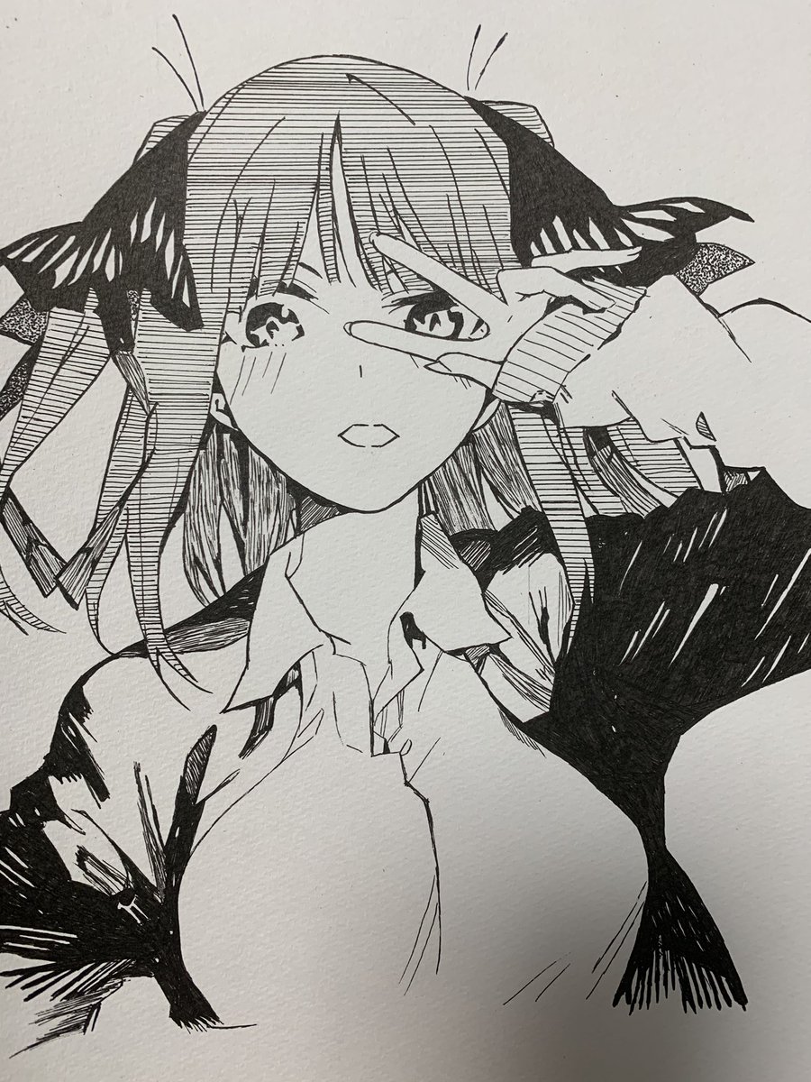 中野二乃イラスト