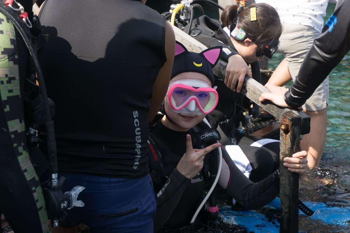 Borneo_Divers's tweet photo. What a cute diving suit! Makes me wonder how's your diving suit looks like. Show us your diving suit in the comment below. We will do it first! 😆
#borneodivers #sabah #borneo #malaysia #diving #suit #ocean #mabulisland #mabul #resort #cat #pink https://t.co/A9NxuNdaed