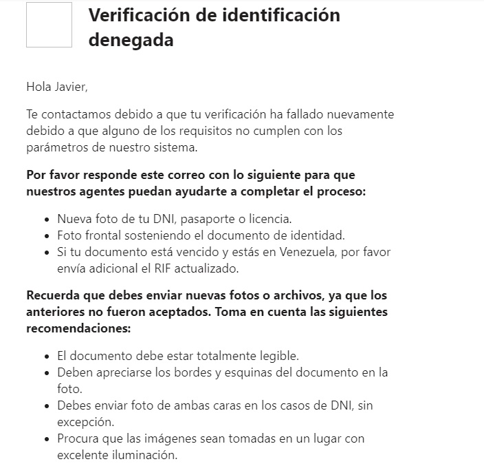 Nohelandia's tweet photo. @eotty @Presidencia_VE envia un correo a support@airtm.com con los siguietes datos a mi me pasaba eso no me dejaba actualizar y me pidieron varias fotos al correo para verificar esto es lo que debes enviar al correo https://t.co/ojseQJybEY
