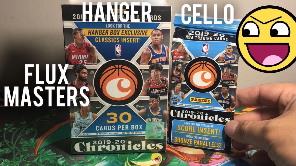ToyHuntDudes's tweet photo. Amazing Chronicles Hanger Box &amp; Cello Pack Opening - 2019-20 Chronicles ... https://t.co/zZfI1oXsIf via @YouTube      #nba #NBAPlayoffs #basketball #BasketballCards #chronicles #zion #ja #LukaDoncic #luka #doncic #flux #amazing #epic #yeet #NBADraftLottery #dribble #miamiheat https://t.co/Yff20AWJiS