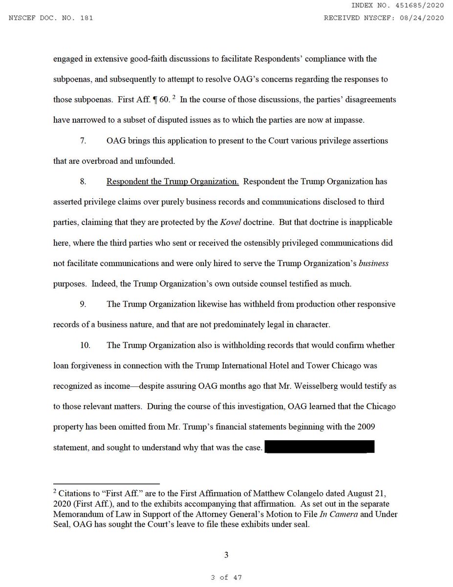 4. Here are1- 5 of 47 pages of Docket No 181 to give you an idea what this is.  @maddow  @MaddowBlog  @Lawrence