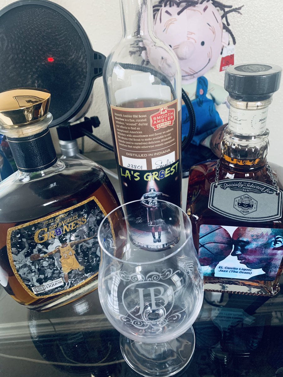 JB_TheLastDrop's tweet photo. The pours on #TheLastDrop #BlackMamba edition. Some of my favorite store pick stickers representing one of the greatest ball players of all time. #1792FullProof #SAOS5Yr #JackDanielsSingleBarrelRye #Whiskey #KobeBryant https://t.co/jWVi9qzgIM