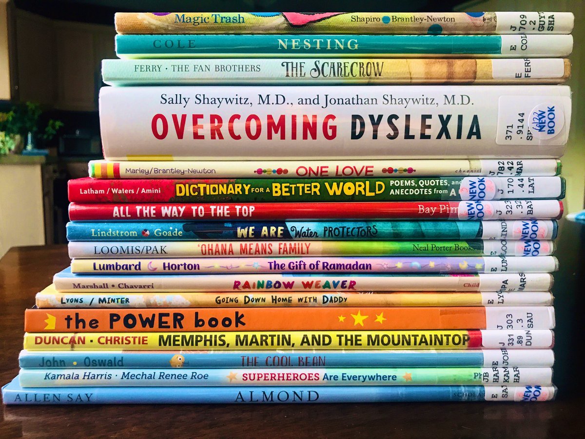 MrsARutledge's tweet photo. Just a little more of my favorite kind of lesson planning for #classroombookaday @hempfield thanks to @LancasterPubLib. Any new recommendations to begin with for my 7th & 8th graders? So many options, so hard to pick. 🤗📚 @heisereads #cbadspotlight #WeNeedDiverseBooks https://t.co/yyZnmFyqhk