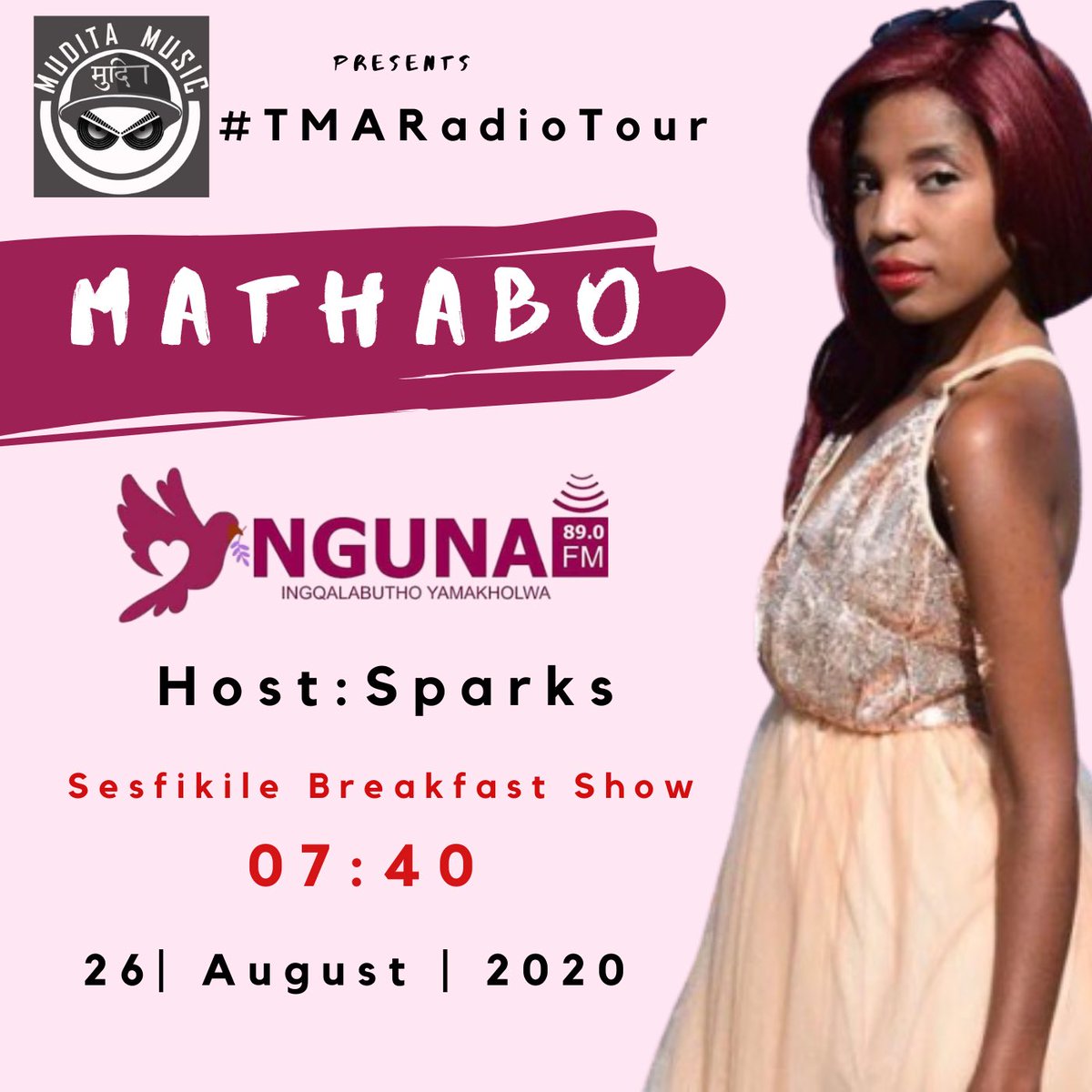 mtheratayza's tweet photo. As we kick start @MathaboMusic Radio Tour #TMA #RiseMudita https://t.co/PoR2EsDk3w