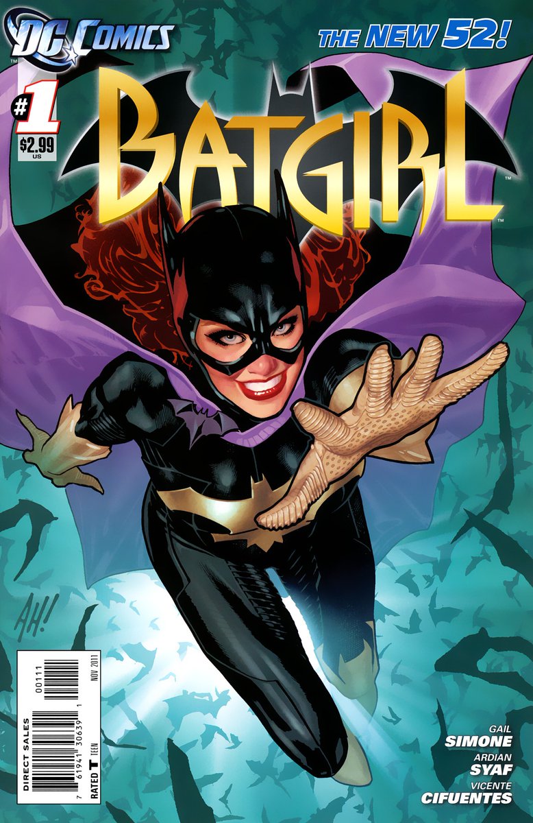But as I said before a few days ago, any importance of Cassandra that was coming from the new Batman writer was shortlived as the New 52 rolled out fully on Babs back as Batgirl. Many got their wish (higher ups included) Babs was back as Batgirl. The "myth" was a reality again.