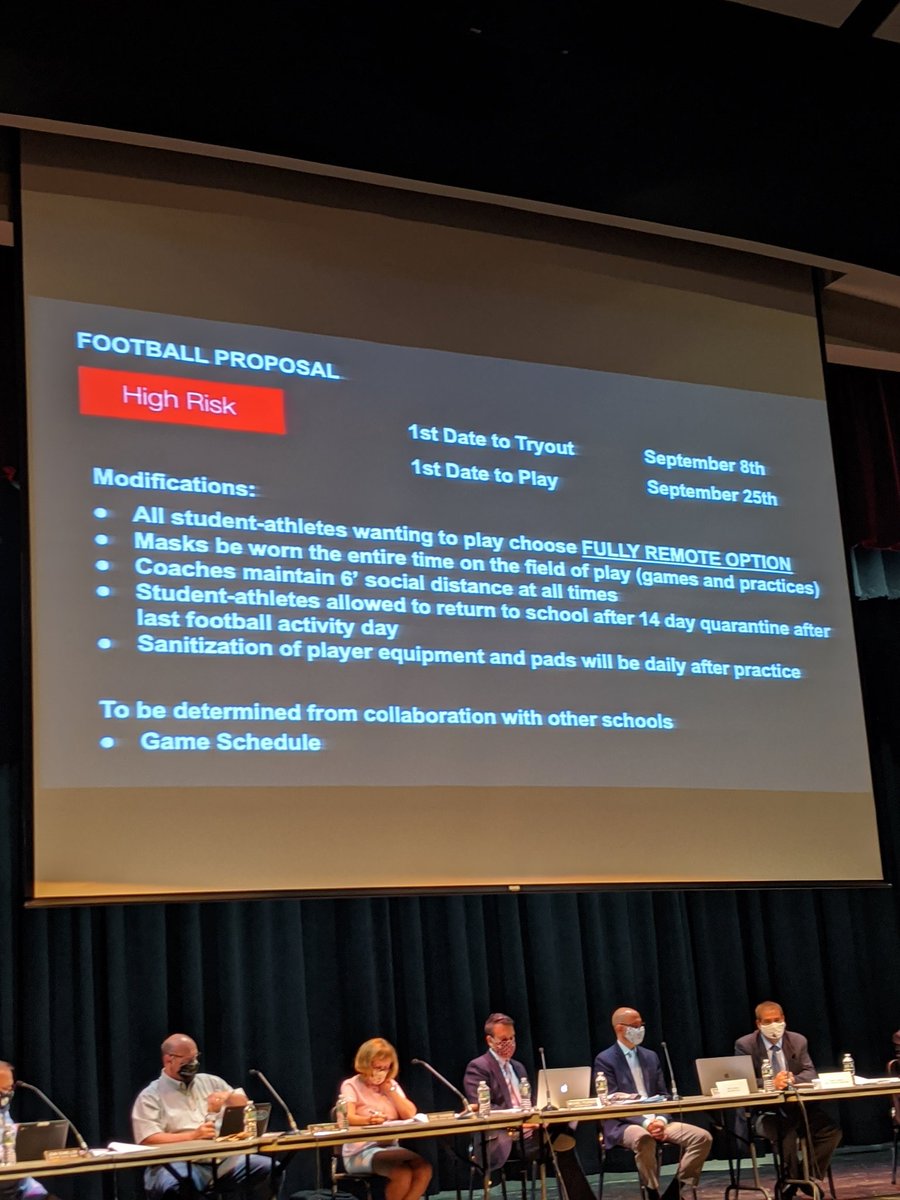 AndrewProNH's tweet image. Bedford school board gives head nod approval for district to go forward with updated football plan. Bedford WILL participate following a slew of recommendations researched and offered by members of the football team.  @JamieStatonWMUR @NHULSports @603SportsMedia @nhsportspage