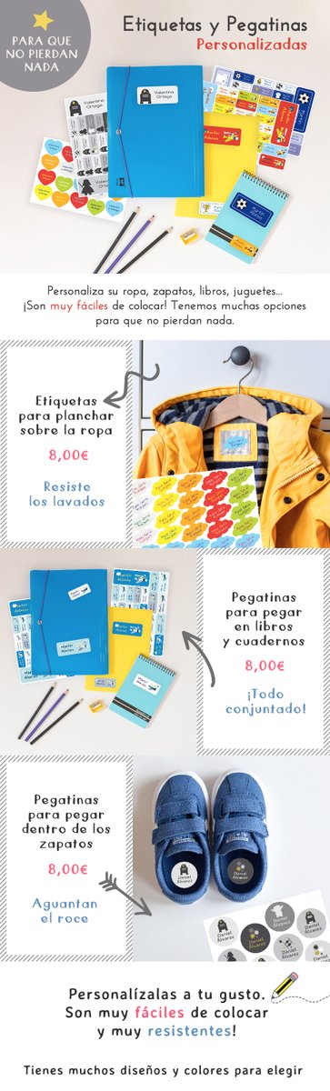 nicolasito_es's tweet photo. 💫 Etiquetas y pegatinas personalizadas 💫 Para que no pierdan nada- https://t.co/Uf9J4AUeZz https://t.co/fYpLJLyBz9