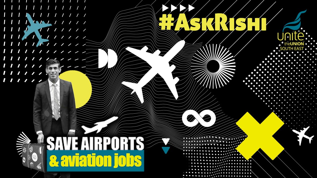 unite_southeast's tweet photo. ✈️The ⏰is ticking on UK aviation. 60,000 jobs are at immediate risk. 

✍️Sign our postcard to #AskRishi to finally deliver his promise of a financial support package for the sector:
⬇️⬇️⬇️⬇️⬇️⬇️⬇️⬇️⬇️⬇️
https://t.co/EiK2kdeQmo

#SaveJobs #ProtectAviation https://t.co/4WjMhdQVPP