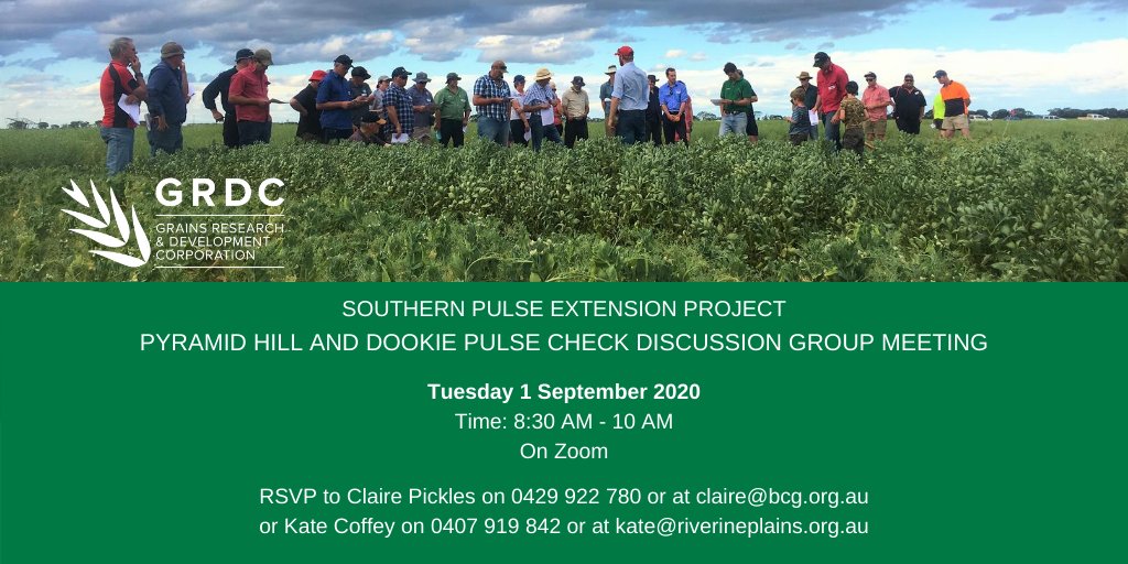 How can we maximise #nitrogenfixation in pulses and what are the limitations in our acid soils?  To find out more join the Dookie/Murch East and <a href="/BCG_Birchip/">Birchip Cropping Group (BCG)</a> <a href="/GRDCSouth/">GRDC South</a> pulse check meeting via zoom.  Speakers include Helen Burns @nswdpi and Ross Ballard, SARDI.