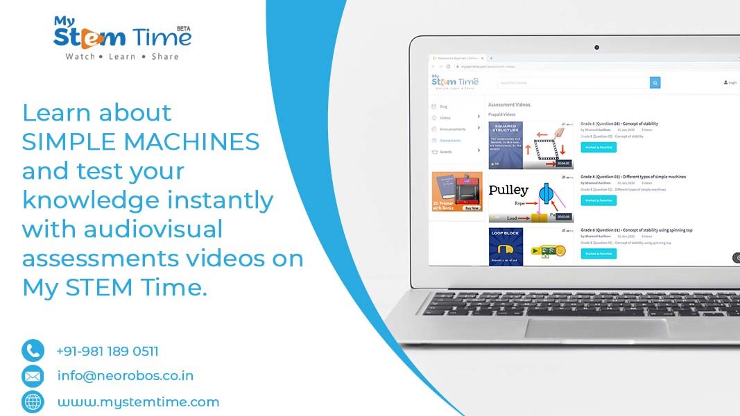 my_stem's tweet image. #MySTEMTime brings to you an array of SIMPLE MACHINES-related #videos wherein the concepts are explained through #STEM models, followed by an #MCQ to test your understanding of the concept. Get access for FREE: mystemtime.com/assessment-vid….
