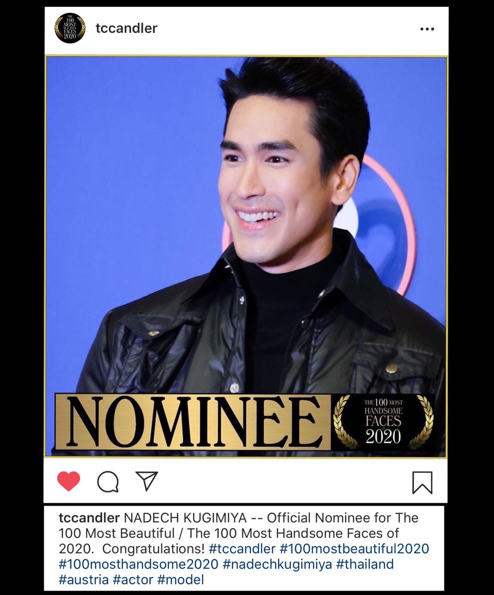 Hi guys! Let’s not forget to vote for NADECH KUGIMIYA in TC Candler as The Most Handsome Face of 2020.To vote, please LIKE and leave some GOOD COMMENTS about Nadech.LINK IS HERE:  https://www.instagram.com/p/CEIOgVcnaIm/?igshid=1dkkkxbb8ik2n THANK YOU!  #ณเดชน์คูกิมิยะ  #ณเดชน์  #nadech