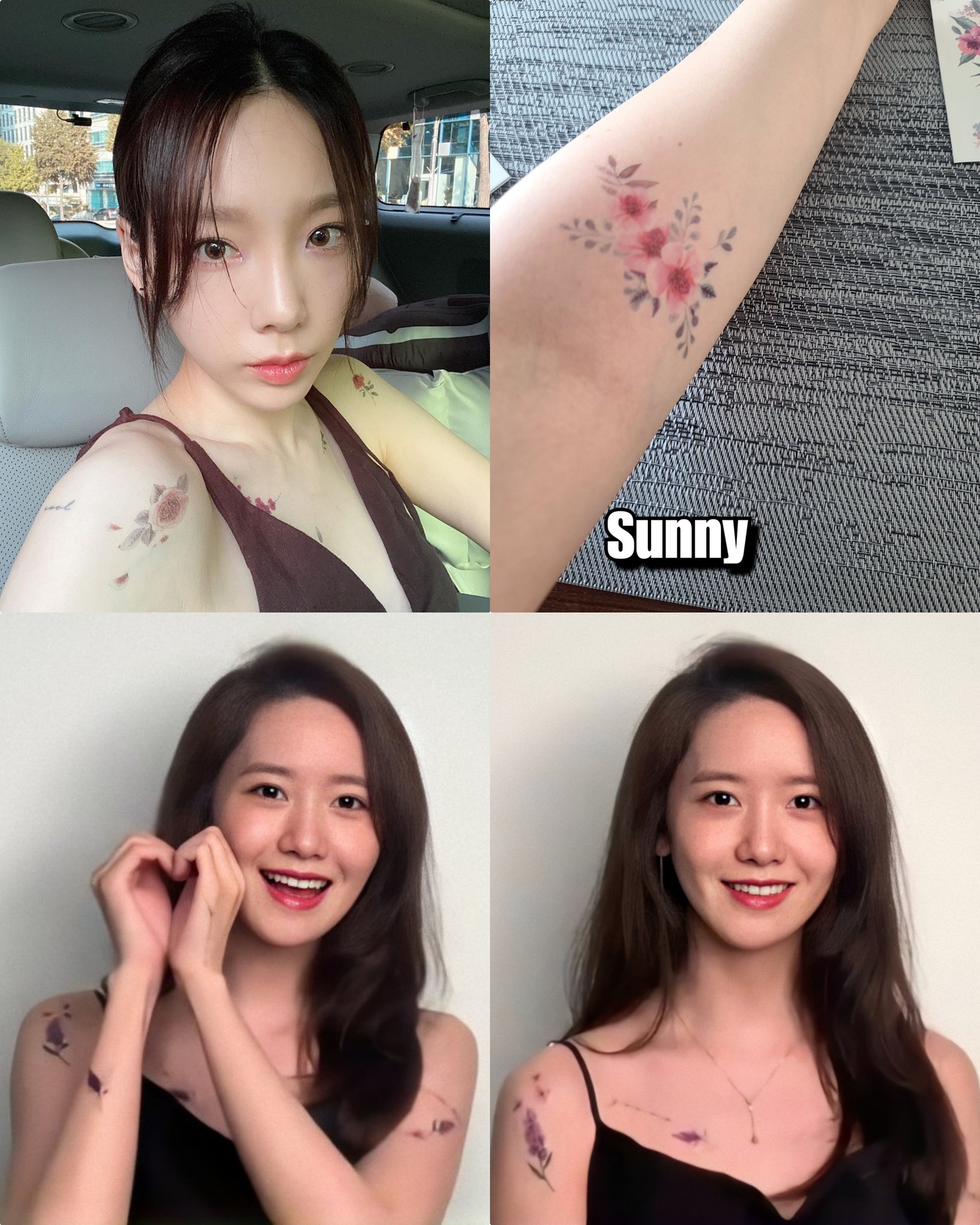 ᴛᴀᴇʏᴇᴏɴ ꜱᴛᴜꜰꜰ on X: "Black + Tattoo Stickers 🖤🌹 Taeyeon Sunny Hyoyeon  Yuri Yoona All five of them 🤐 This is getting very interesting ...  https://t.co/3PPw57pvTO" / X