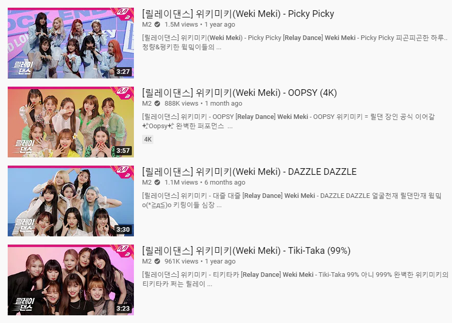 lilpudding_wm's tweet photo. #WekiMeki Relay dance views
#PickyPicky (May 2019) - 1.5M
#TikiTaka (Aug 2019) - 961K
#DazzleDazzle (Feb 2020) - 1.1M
#OOPSY (Jul 2020) - 888K
#위키미키 #릴레이댄스 #릴댄맛집 #믿고보는윜밐 https://t.co/iUmsDwAkem