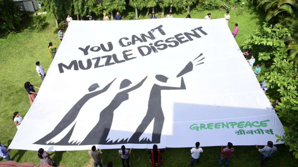 The Greenpeace foundation - the so called environmental champion is alleged by the Intelligence Bureau to have objectives that conflict with the govt’s plans for development and at the behest of foreign donors, they exert every pressure to slow the velocity of Bharat’s economy.