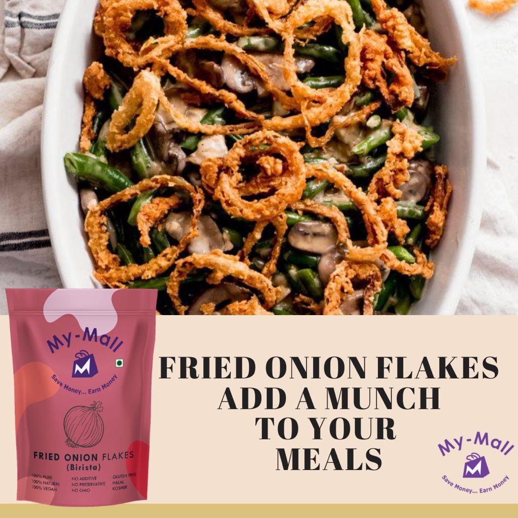 Mymall4's tweet photo. Fried Onion Flakes
Now add a new taste to your food without compromising with the nutritional value. 

Buy now: https://t.co/iQ3jEqid3D

#Indianfood #traditionalfood #traditionalayurveda #healthybones #bonehealth #strongbone #immunity #immunitydiets #immunityboost #immunitytips https://t.co/CASqtTWi27