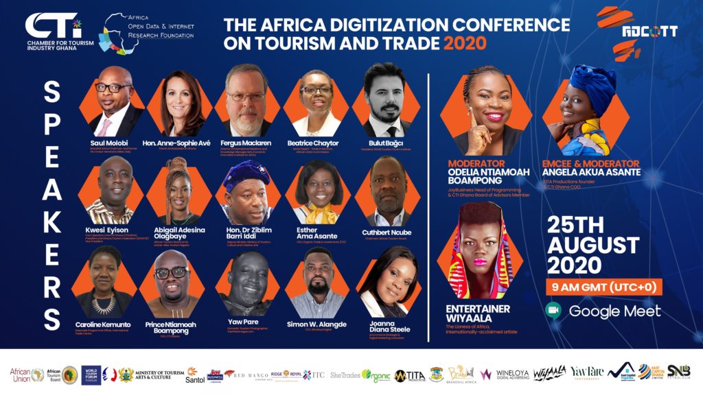 Wiyaala's tweet photo. #adcott2020 #ADCOTT #CTIGhana  Starts today AU, French Embassy, GHATOF, ITC, MOTAC, WTFI to grace Africa Digitization Conference On Tourism &amp; Trade   https://t.co/8AvpNVGgM0 https://t.co/NWgjKSExrn