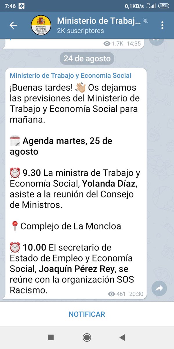 Hoy, a las 10, el grupo Acción Política, nos reuniremos en el Ministerio de Trabajo, para hablar del subsidio a las TTHH, sin embargo, nuestra cita aparece así. Vaya interés por el sector!! <a href="/empleogob/">Ministerio Trabajo y Economía Social</a> <a href="/inclusiongob/">Ministerio Inclusión Seguridad Social Migraciones</a> <a href="/IgualdadGob/">Ministerio de Igualdad</a>